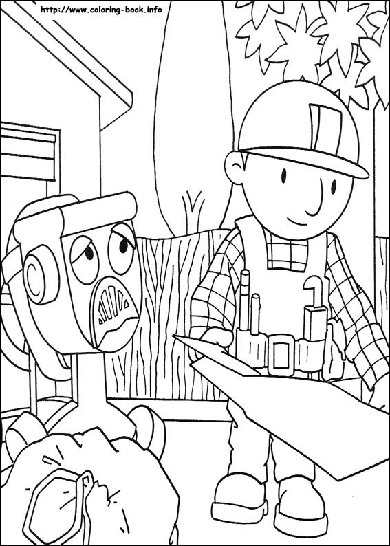 Bob the Builder coloring picture